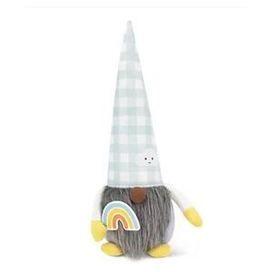 New! Springime Easter Decorative Gnome with Rainbow! Adorable!